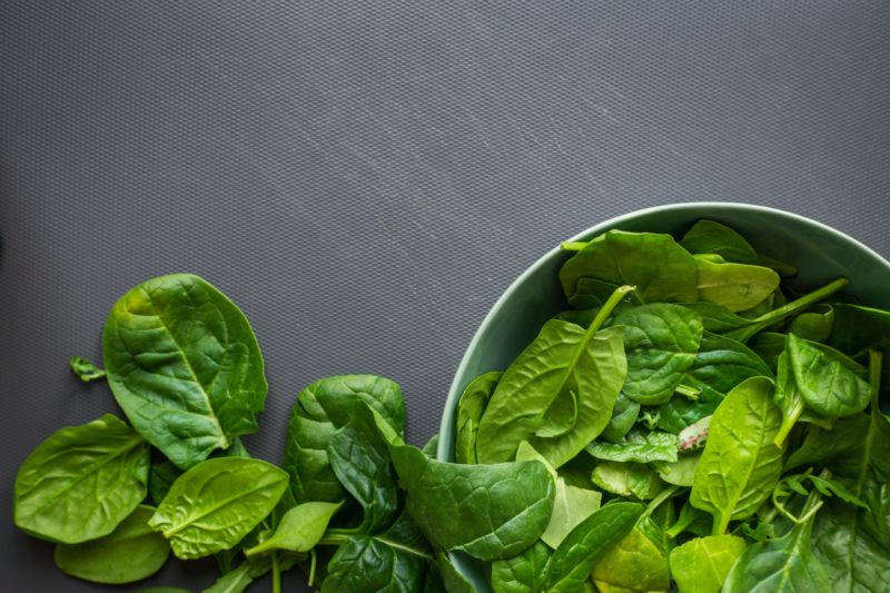 Spinach and dark leafy greens for magnesium, PMS pain, muscle relaxation The Best Foods To Feed Your Vagina